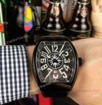 Copy Franck Muller Vanguard All Black Watch High Quality ARW Watches
